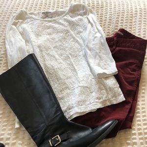 Old navy Lace 3/4 top